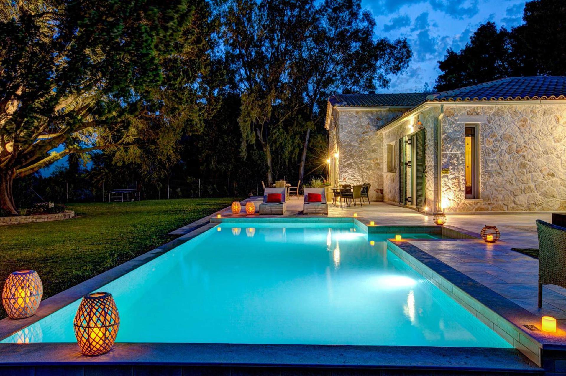 Astarte Villas - Laalu Private Villa With Pool Koukounariá Buitenkant foto